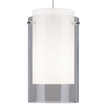 A large image of the Tech Lighting 700MPECPS Smoke with Satin Nickel finish