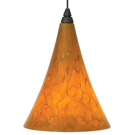A large image of the Tech Lighting 700MPMMLA Amber with Antique Bronze finish