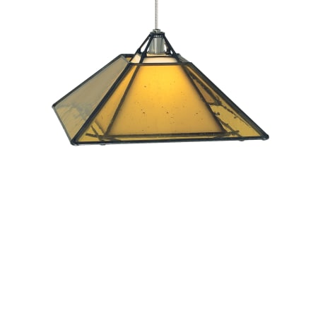 A large image of the Tech Lighting 700MPOAKBA Amber with Antique Bronze finish