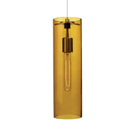 A large image of the Tech Lighting 700TDBCNPA Amber with Antique Bronze finish