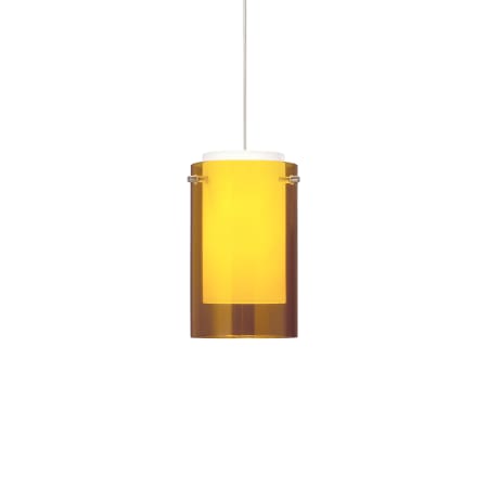 A large image of the Tech Lighting 700TDECPA-CF Amber with Antique Bronze finish