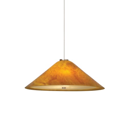 A large image of the Tech Lighting 700TDLRKPA Amber with Antique Bronze finish