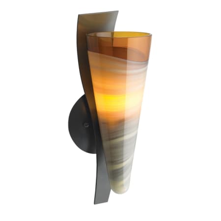 A large image of the Tech Lighting 700WSNEBAZ-CF Amber / Antique Bronze