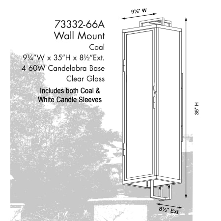 A large image of the The Great Outdoors 73332  Dimensions