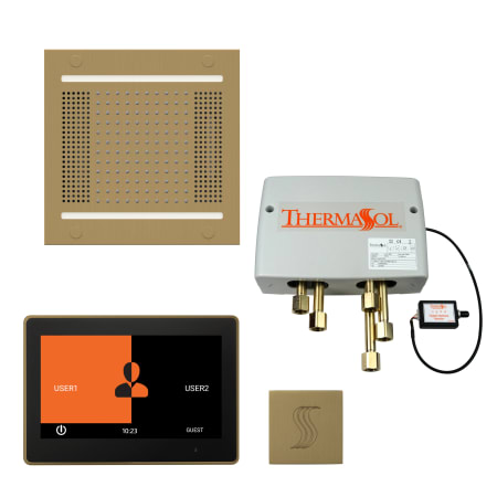 A large image of the ThermaSol TWPH1410US Satin Brass
