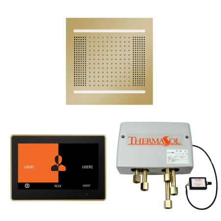 A large image of the ThermaSol WH14SP10S Polished Brass
