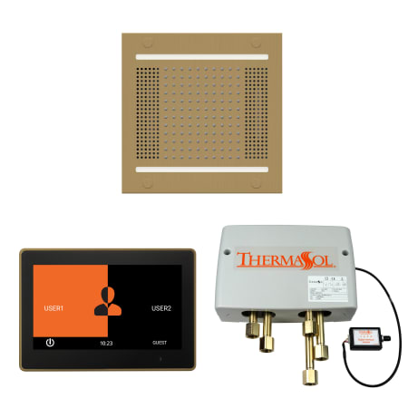 A large image of the ThermaSol WH14SP10S Satin Brass