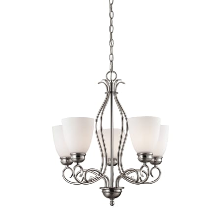 A large image of the Thomas Lighting 1105CH-LED Brushed Nickel