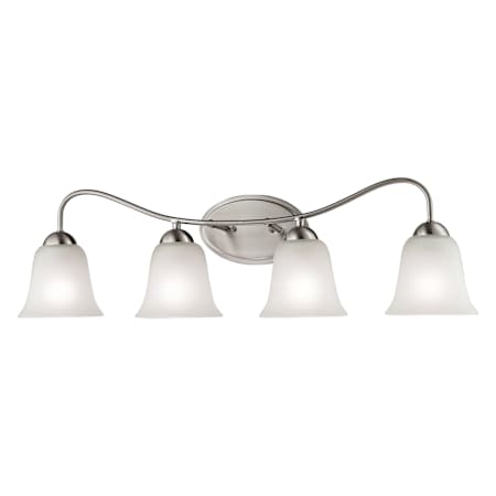 A large image of the Thomas Lighting 1204BB Brushed Nickel