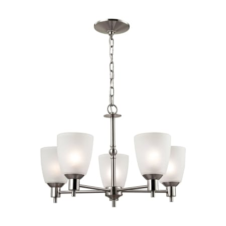 A large image of the Thomas Lighting 1305CH-LED Brushed Nickel