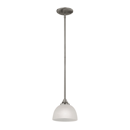 A large image of the Thomas Lighting 2101PS Brushed Nickel