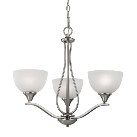 A large image of the Thomas Lighting 2103CH Brushed Nickel
