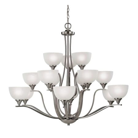 A large image of the Thomas Lighting 2115CH Brushed Nickel