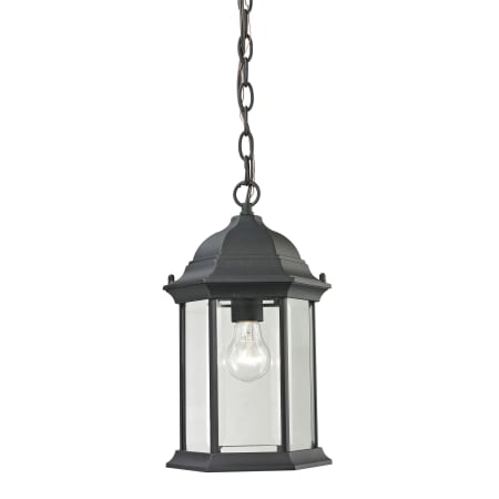 A large image of the Thomas Lighting 8601EH Matte Textured Black