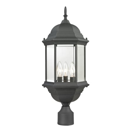 A large image of the Thomas Lighting 8603EP/65 Matte Textured Black