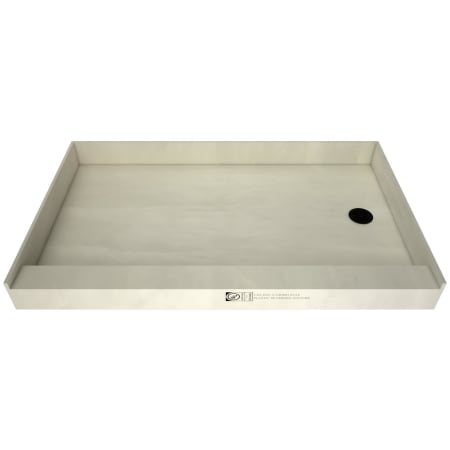 A large image of the Tile Redi 3260RSPVC-15-2-4 Matte Black