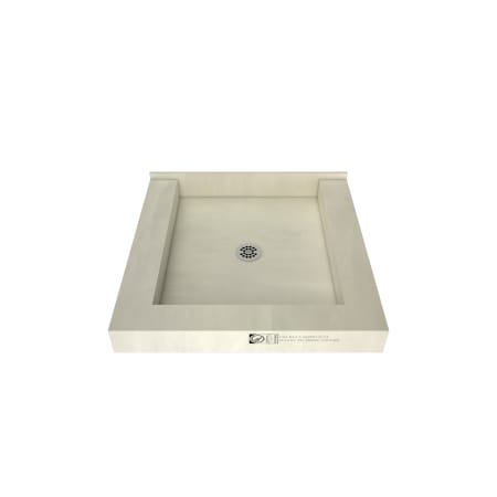 A large image of the Tile Redi 3636CDT Polished Chrome