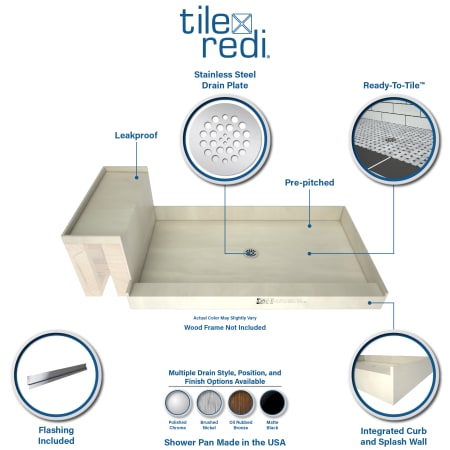 A large image of the Tile Redi P3660RRB36KIT Alternate Image
