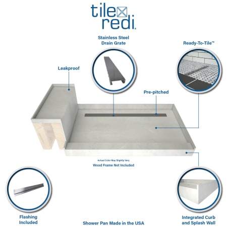 A large image of the Tile Redi RT3448C-RB34-KIT Alternate Image