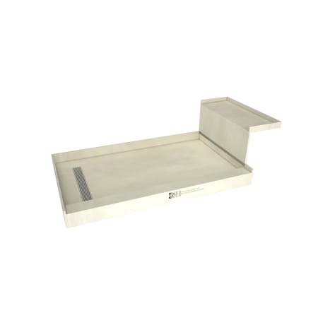 A large image of the Tile Redi RT3448L-SQ-RB34-KIT Polished Chrome