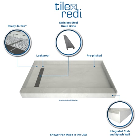 A large image of the Tile Redi RT3460C-PVC-S Alternate Image
