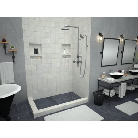 A large image of the Tile Redi RT4260RDL-PVC-TBN Alternate Image