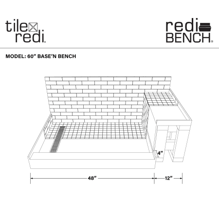 A large image of the Tile Redi RT4848LRB48KIT Alternate Image