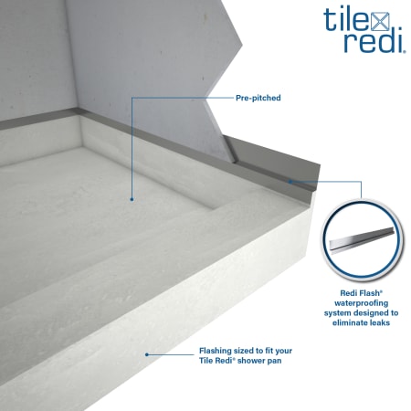 A large image of the Tile Redi TRZF4837 Alternate Image
