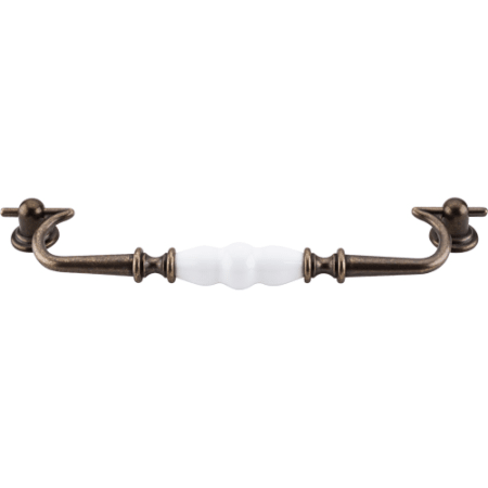 A large image of the Top Knobs M99 German Bronze / White