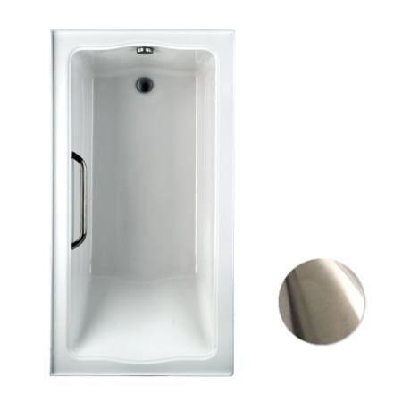 A large image of the TOTO ABY782PY1 Cotton / Brushed Nickel