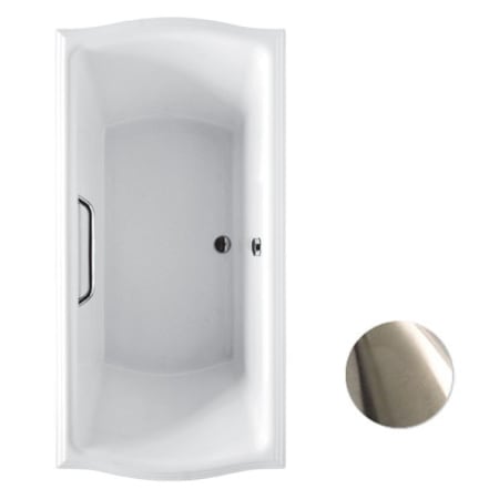 A large image of the TOTO ABY784NY Cotton / Brushed Nickel