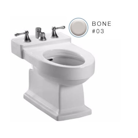 A large image of the TOTO BT930B Bone