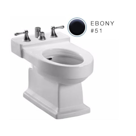 A large image of the TOTO BT930B Ebony