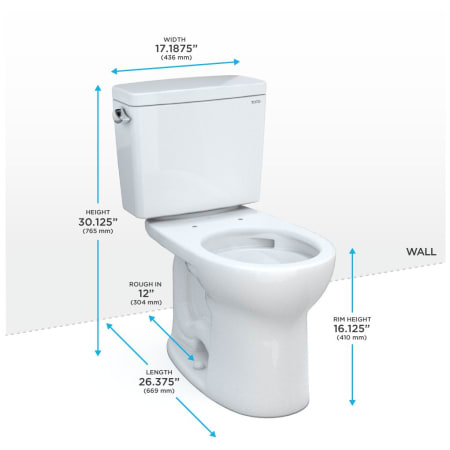 A large image of the TOTO CST775CSF Alternate Image