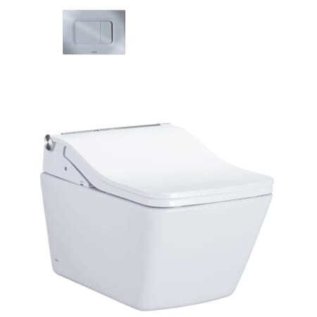 A large image of the TOTO CWT4494549CMFGA Cotton / Matte Silver