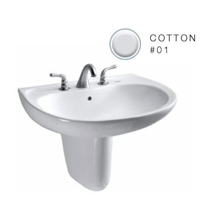 A large image of the TOTO LHT242.4G Cotton