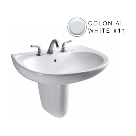 A large image of the TOTO LHT242.4G Colonial White