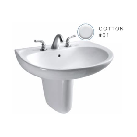 A large image of the TOTO LHT242G Cotton