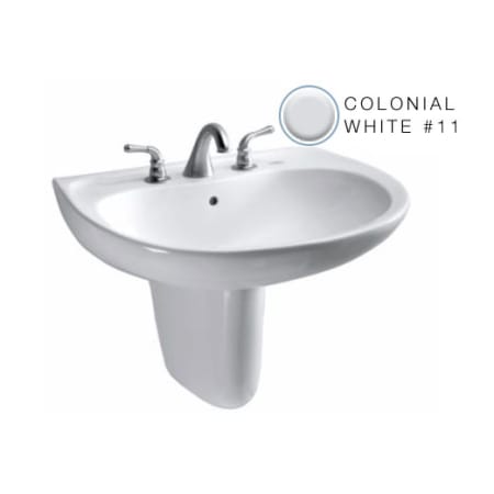 A large image of the TOTO LHT242G Colonial White