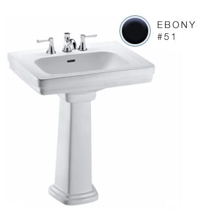 A large image of the TOTO LPT530.4N Ebony