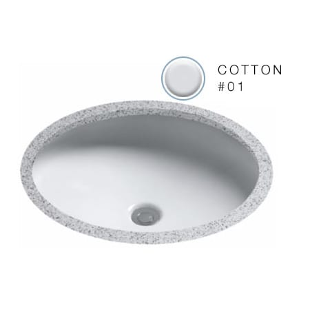 A large image of the TOTO LT181 Cotton