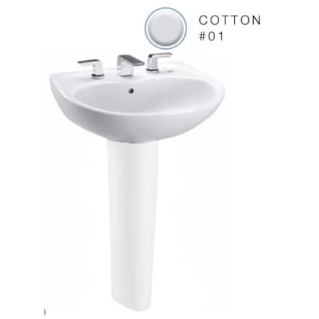 A large image of the TOTO LT241.4G Cotton