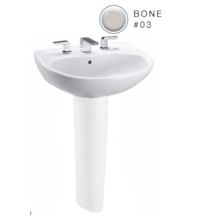 A large image of the TOTO LT241.4G Bone