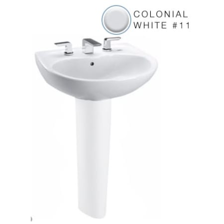 A large image of the TOTO LT241.4G Colonial White