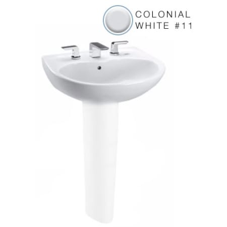A large image of the TOTO LT242.4G Colonial White
