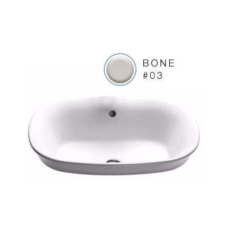 A large image of the TOTO LT480G Bone