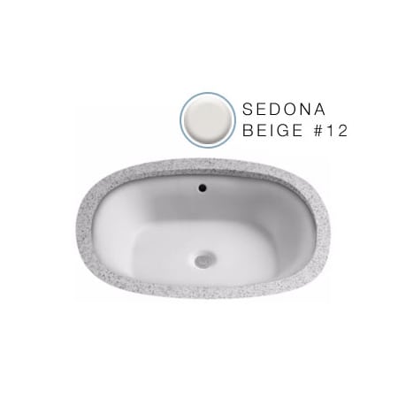 A large image of the TOTO LT481G Sedona Beige