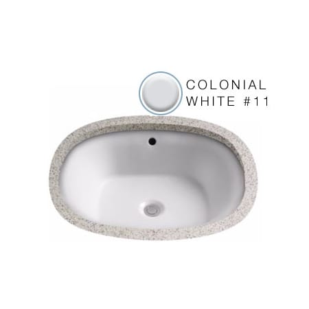 A large image of the TOTO LT483G Colonial White