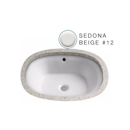 A large image of the TOTO LT483G Sedona Beige