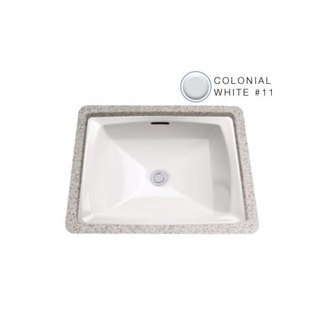 A large image of the TOTO LT491G Colonial White